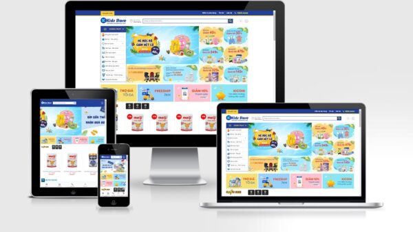 Theme shop mẹ và bé mẫu số 5 – KidsShop