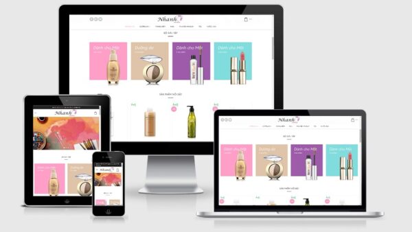 Theme mỹ phẩm mẫu số 7