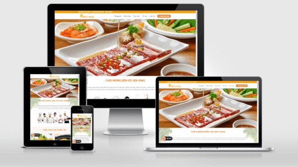 Theme nhà hàng tuyệt đẹp – Mẫu số 2