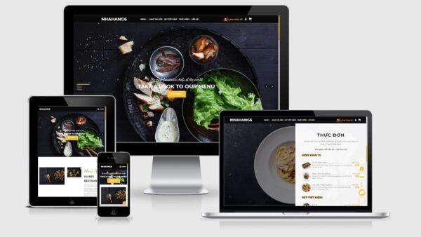 Theme nhà hàng cao cấp – Mẫu số 6