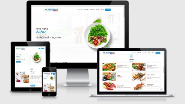 Theme nhà hàng đẹp – Mẫu số 4