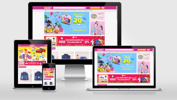 Theme thời trang trẻ em đã Việt hóa – Full Code