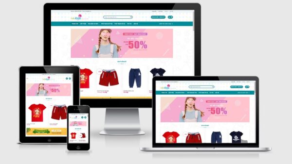 Theme thời trang trẻ em Kids