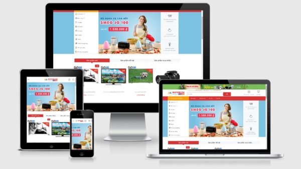 Theme thương mại điện tử DXT Store 2