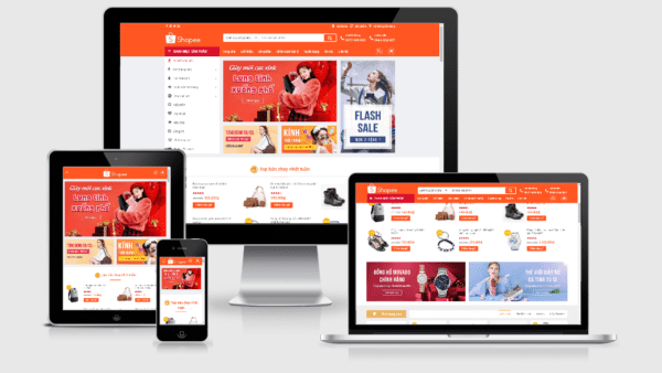 Theme thương mại điện tử tuyệt đẹp đã Việt hóa