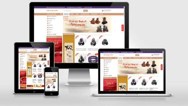 Theme bán vật phẩm phong thủy – Full Code