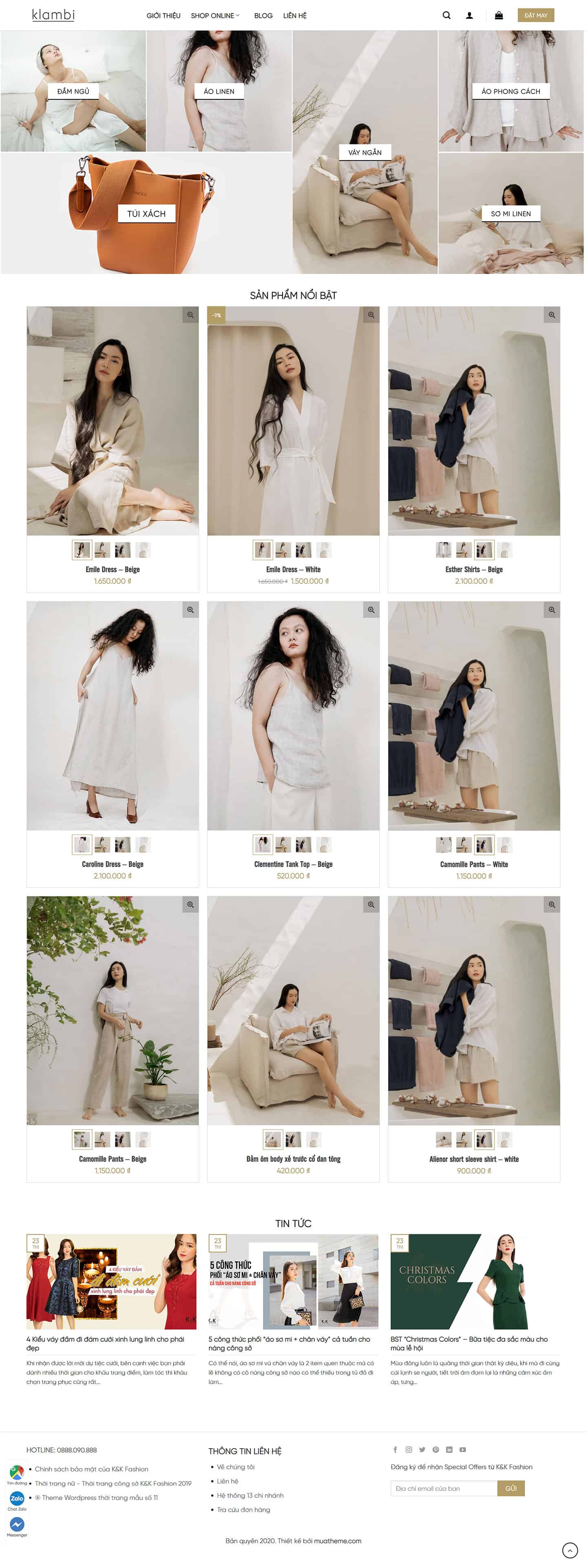 Theme thời trang mẫu số 11 – KLambi 2