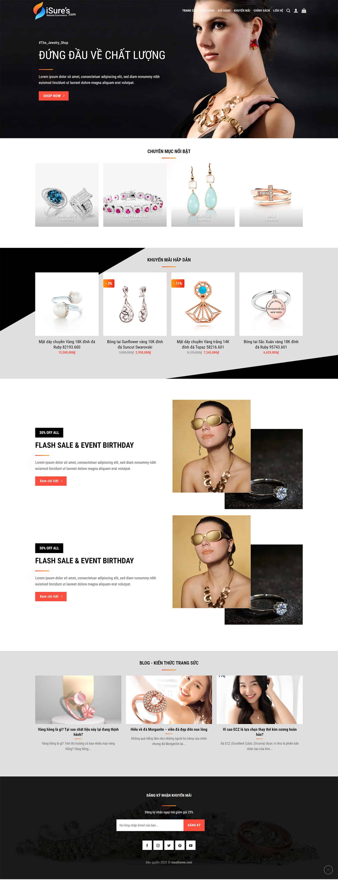 Theme trang sức, nữ trang mẫu số 4 2