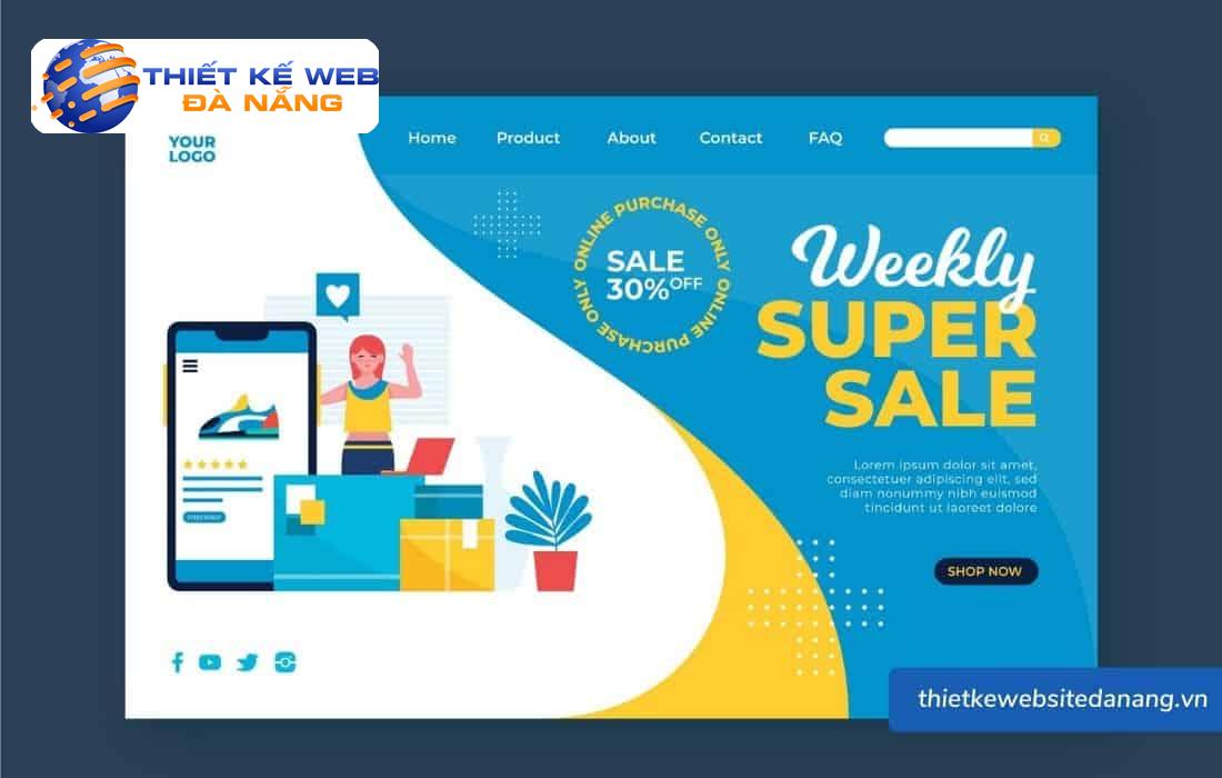 Mẫu trang web bán hàng online đẹp sẽ giúp thu hút nhiều khách hàng hơn.
