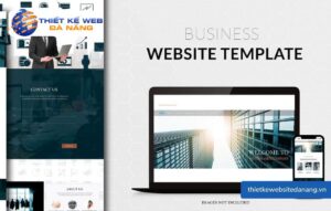 Mẫu website cho công ty dịch vụ đẹp mắt.