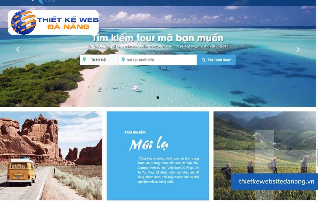 5+ Mẫu website du lịch đẹp, chuyên nghiệp nhiều tính năng 21 Mẫu website du lịch 4