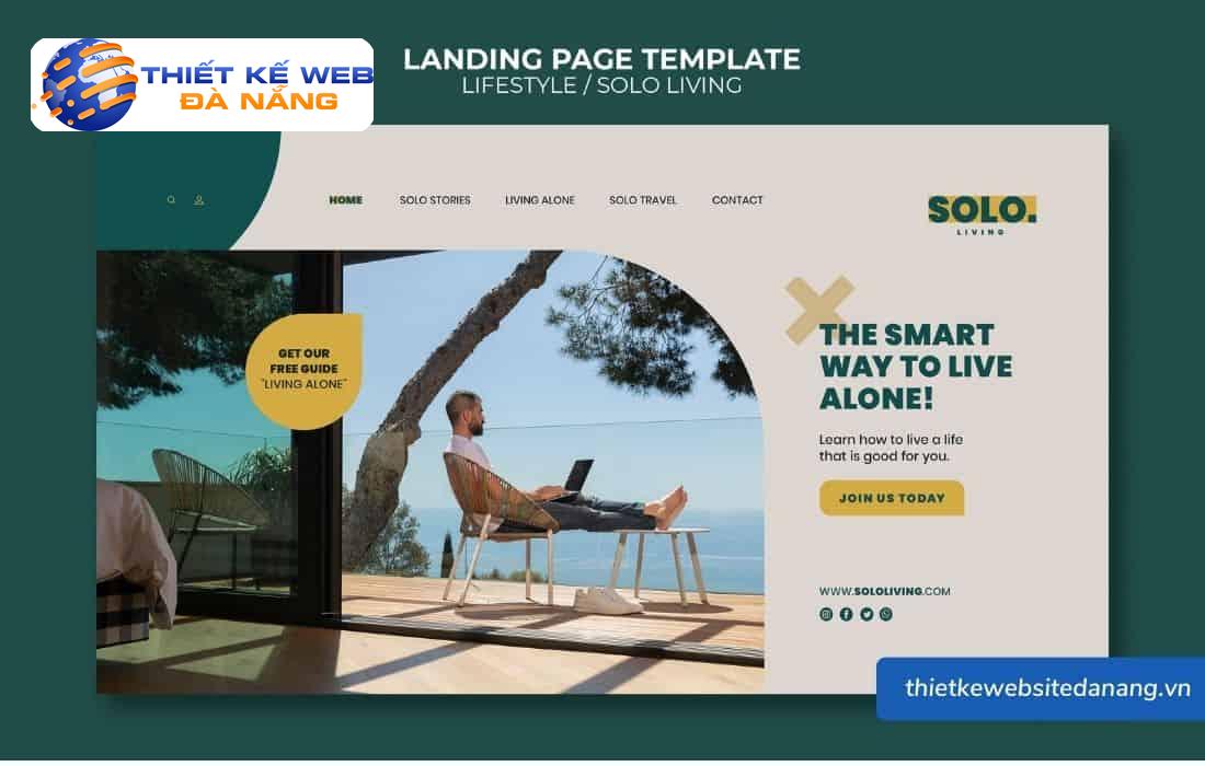 Top 5+ mẫu website khách sạn sang trọng và thu hút 14 Mẫu website khách sạn đơn giản với tông màu nhẹ nhàng.