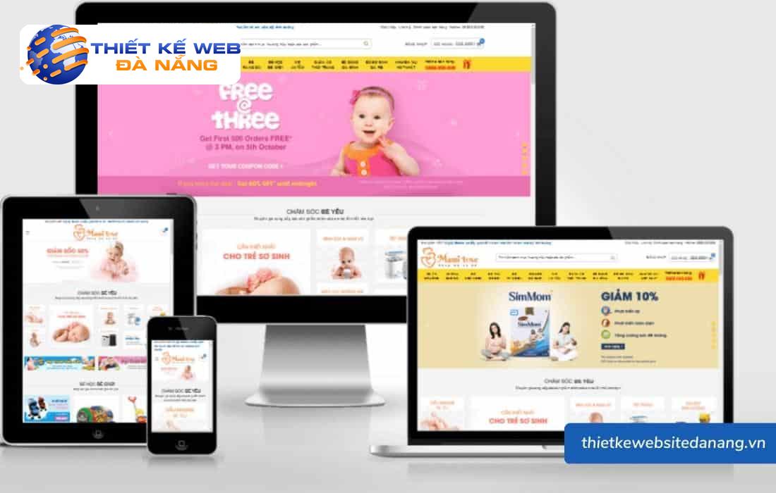 Mẫu website mẹ và bé giao diện 1. Xem chi tiết tại đây: https://thietkewebsitedanang.vn/san-pham/theme-cho-shop-me-va-be-da-viet-hoa/