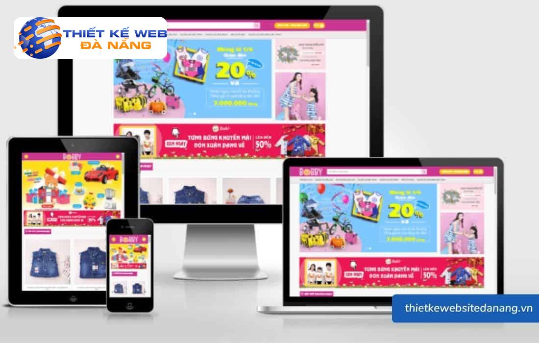 Mẫu website mẹ và bé giao diện 3. Xem chi tiết tại đây: https://thietkewebsitedanang.vn/san-pham/theme-thoi-trang-tre-em-da-viet-hoa-full-code/