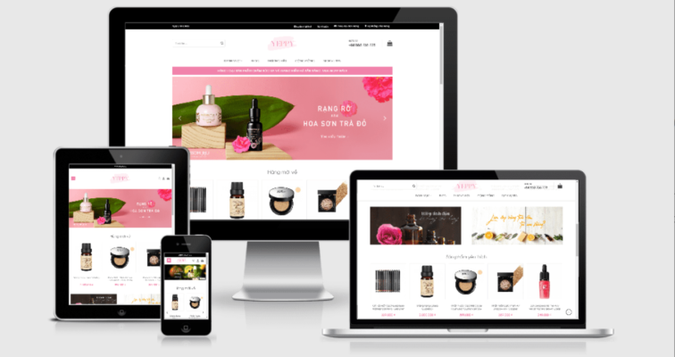 10+ mẫu website mỹ phẩm đẹp cho các cửa hàng 7